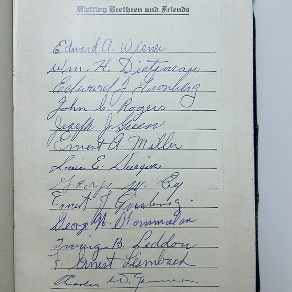 Holy Bible Masonic Leather Bound Edition Vintage/Antique 1951 Gold Embossed $50 - Picture 6 of 9